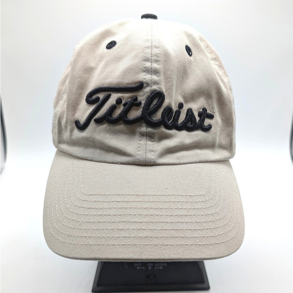 Titleist Iowa Hawkeyes Golf Hat Khaki Twins Enterprise Adjustable Strapback Cap
